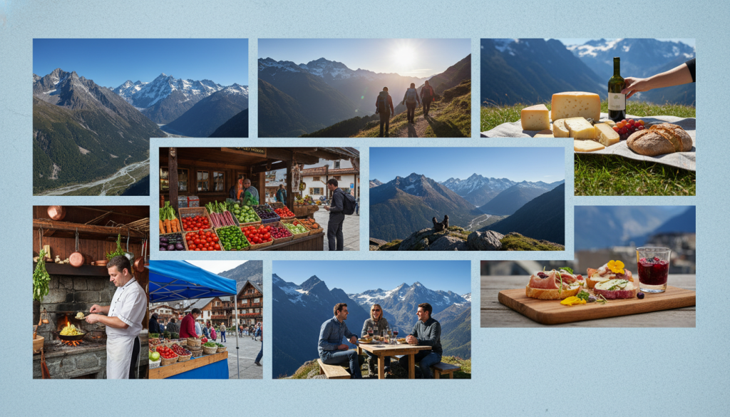 découvrez 7 expériences incontournables alliant randonnée et gastronomie dans les alpes du sud. partez à l'aventure tout en savourant les délices locaux pour un séjour inoubliable.