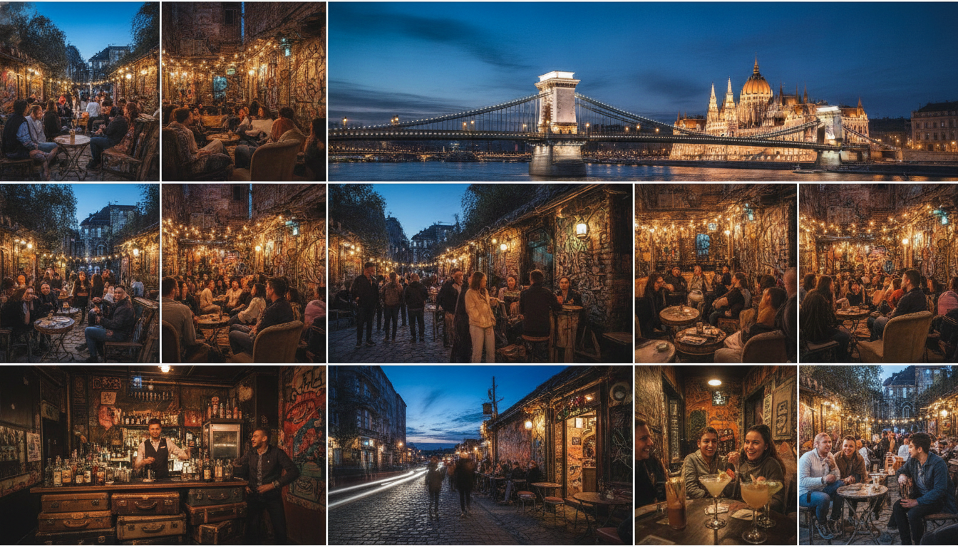 découvrez les meilleures adresses de bars ruines à budapest pour une soirée inoubliable pleine d'ambiance, de musique et de fêtes originales dans des lieux uniques.