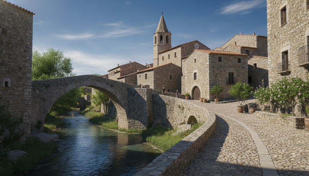 découvrez besalú, le plus beau village médiéval d'espagne en catalogne, et plongez dans son histoire, son architecture remarquable et son charme unique.