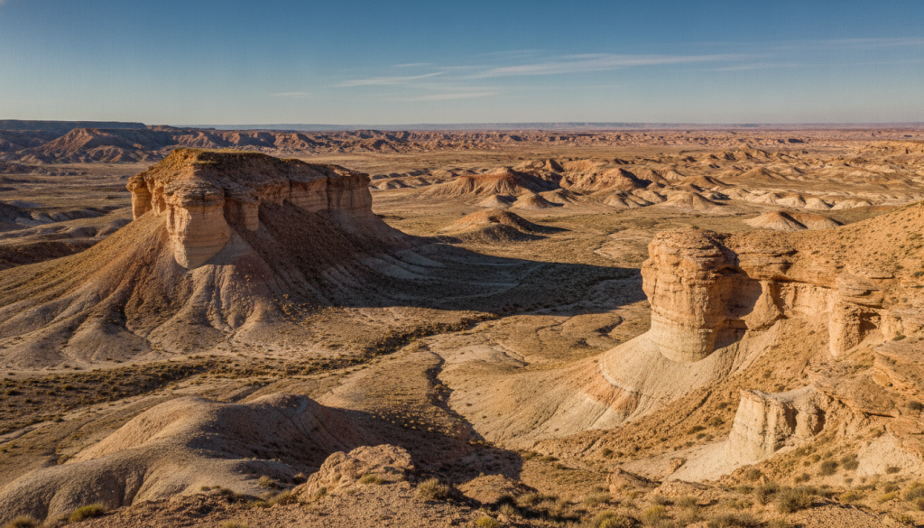 découvrez le désert des bardenas reales, un paysage naturel unique en navarre rappelant les décors de western, idéal pour les amoureux de nature et d'aventure.
