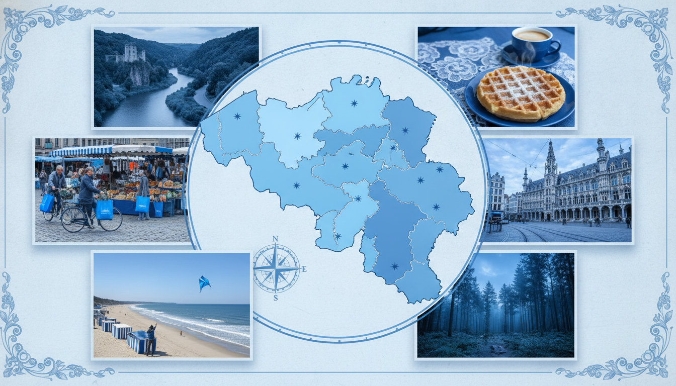 découvrez la carte complète de la belgique avec un guide détaillé des régions, provinces et grandes villes pour mieux comprendre la géographie du pays.