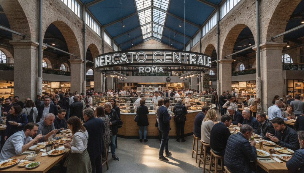 découvrez le mercato centrale termini à rome, votre guide food incontournable pour savourer les meilleures spécialités locales et internationales près de la gare centrale.
