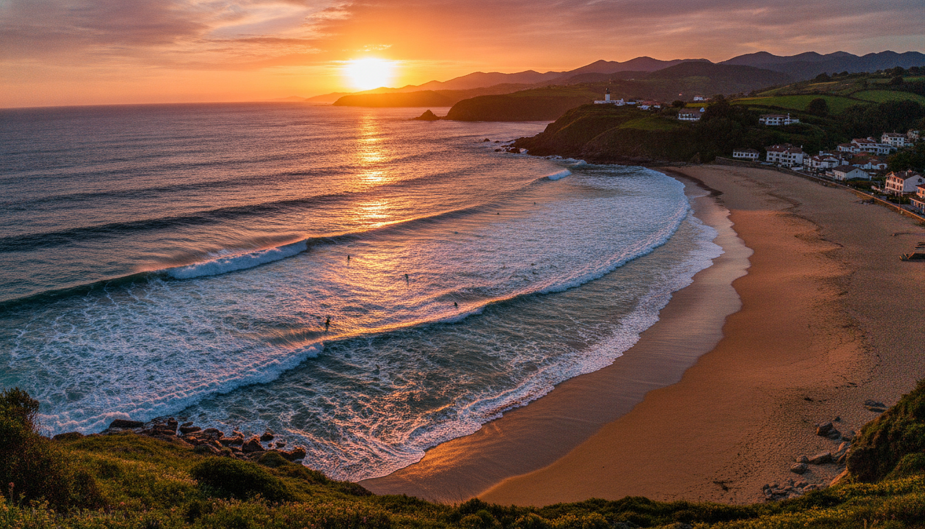 découvrez zarautz, joyau du pays basque, avec ses plages idéales pour le surf, la célèbre plage de gran zarautz et une gastronomie locale savoureuse.