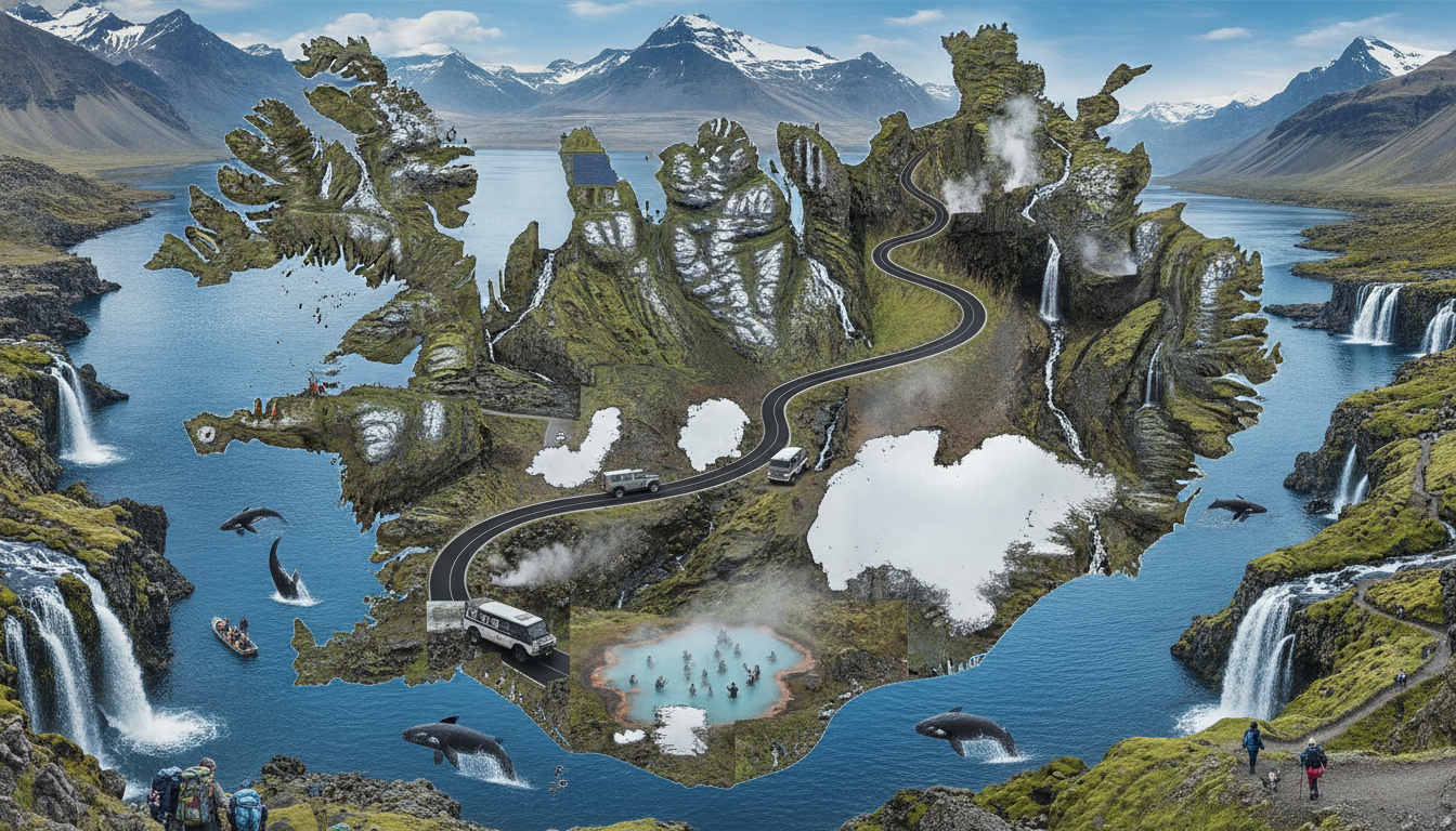 découvrez la carte détaillée de l'islande pour planifier vos road-trips inoubliables, explorez les fjords majestueux et visitez les principaux sites naturels de ce pays unique.