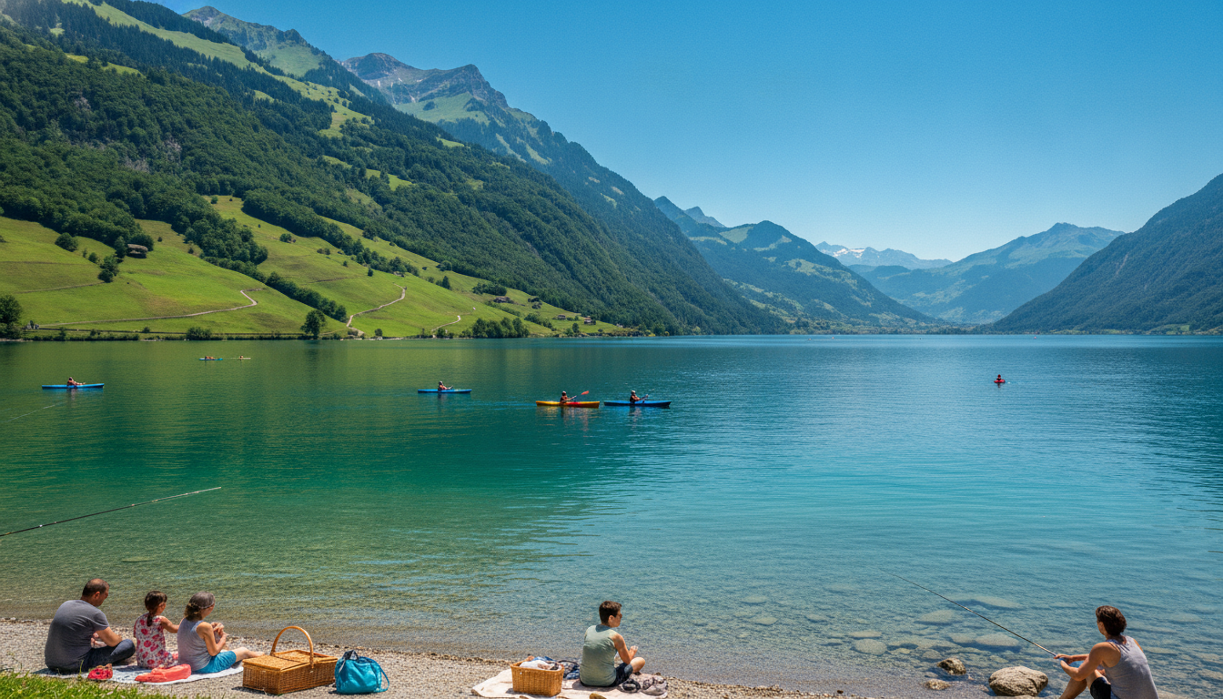 explorez le lac de brienz en suisse : randonnées pittoresques, activités nautiques variées et rives aux eaux turquoise pour des moments inoubliables en pleine nature.