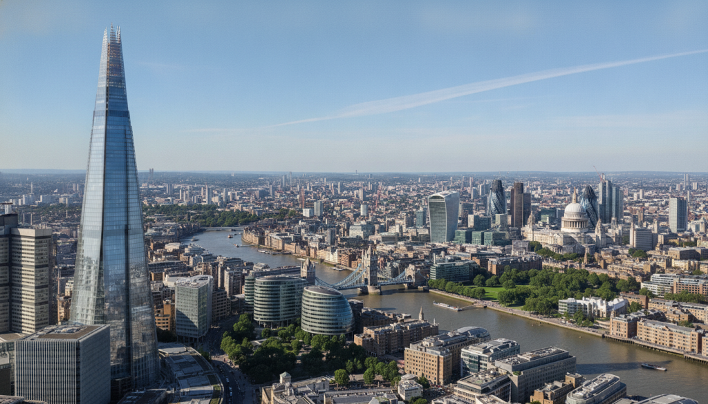 découvrez the shard à londres : réservez vos billets, profitez d'une vue panoramique spectaculaire et explorez ses restaurants exceptionnels dans ce célèbre gratte-ciel.