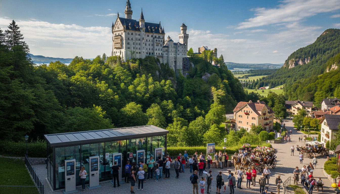 découvrez comment visiter le château de neuschwanstein en toute simplicité : réservez vos billets en ligne, explorez les options d'accès et trouvez des locations proches pour un séjour inoubliable.