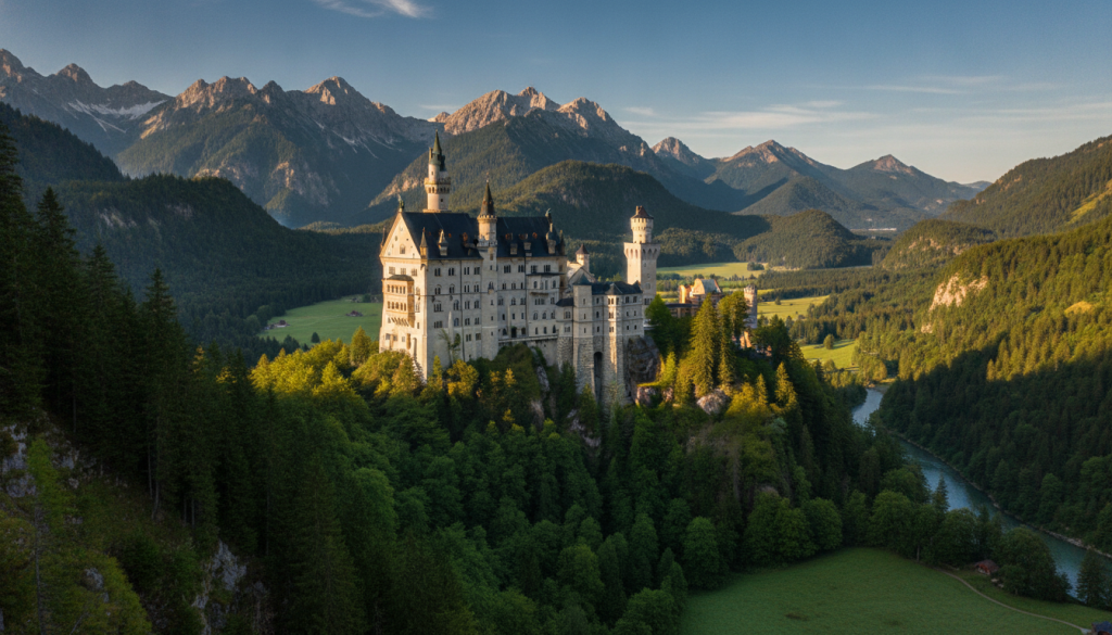 découvrez comment visiter le château de neuschwanstein : réservez vos billets, découvrez les options d'accès et trouvez les locations à proximité pour un séjour inoubliable.