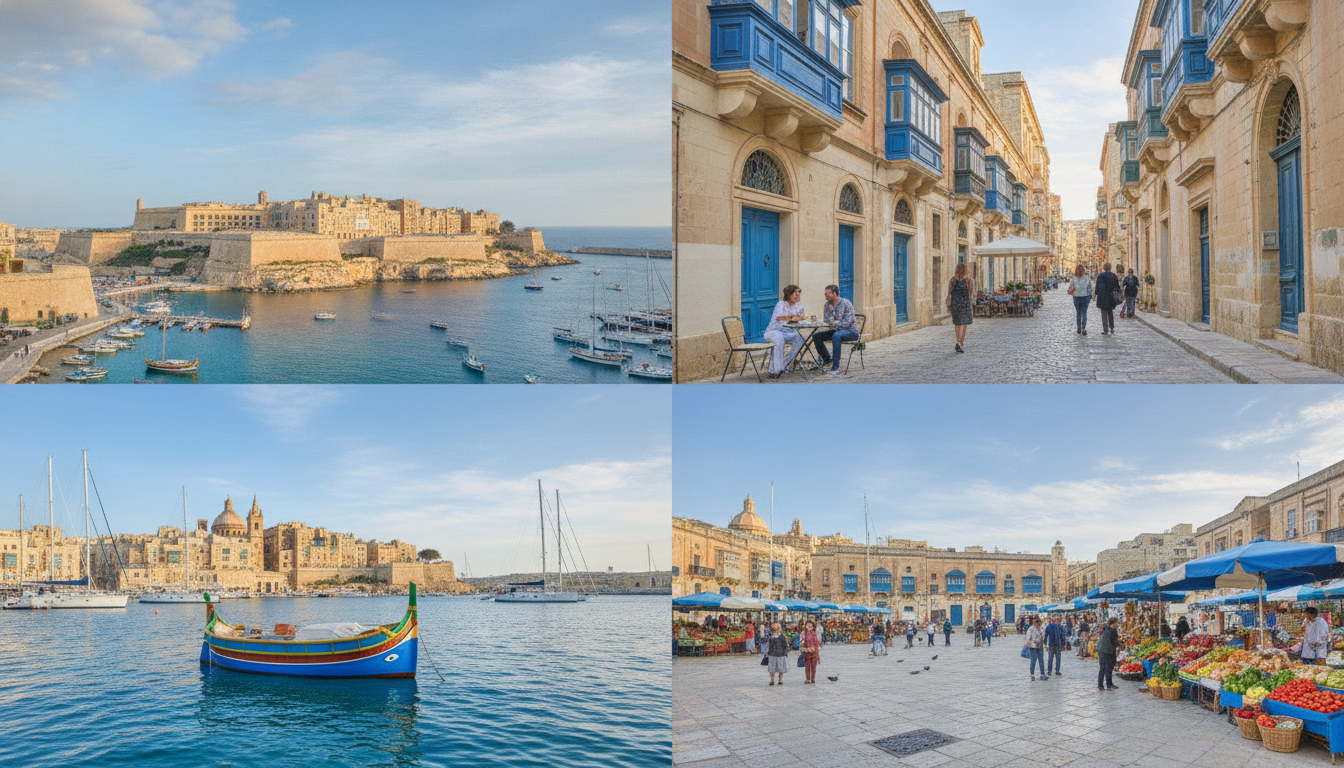 explorez la valette, la capitale de malte, et plongez dans son riche patrimoine historique ainsi que son charme méditerranéen unique.