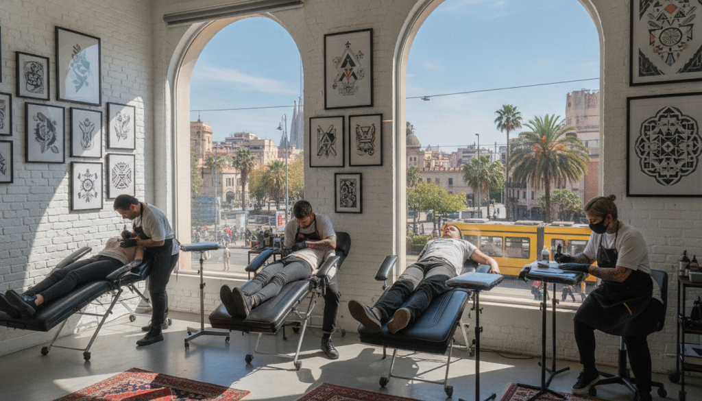 découvrez les meilleurs tatoueurs de barcelone avec notre guide complet des studios incontournables et des styles variés pour votre prochain tatouage.