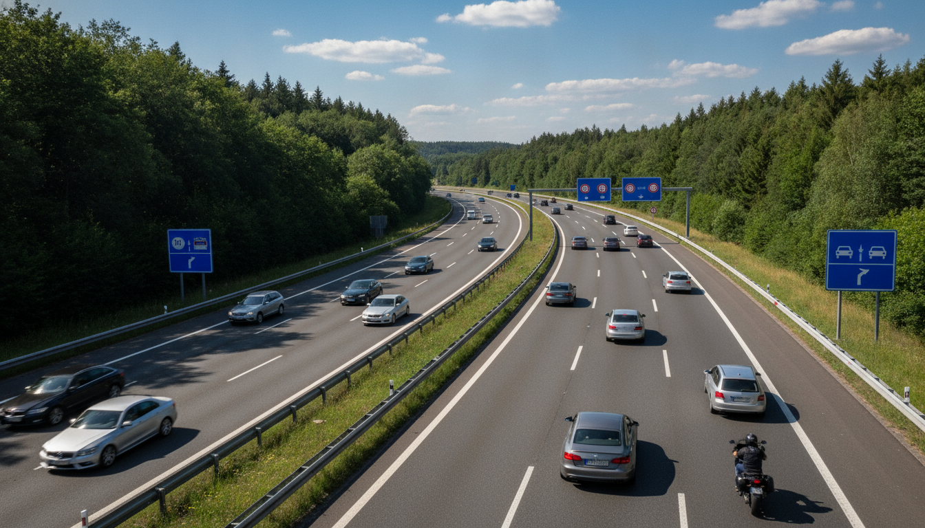 découvrez tout sur l'autobahn en allemagne : règles de vitesse, limitations spécifiques et code de la route pour une conduite sécurisée et conforme.