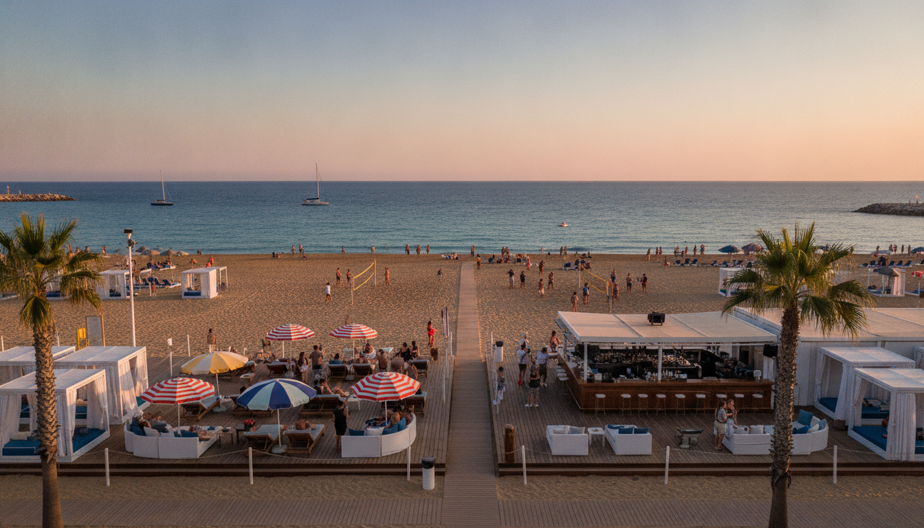 découvrez les meilleurs beach clubs à barcelone pour profiter du soleil, de la plage et d'une ambiance festive unique. parfaits pour se détendre et faire la fête au bord de la mer.