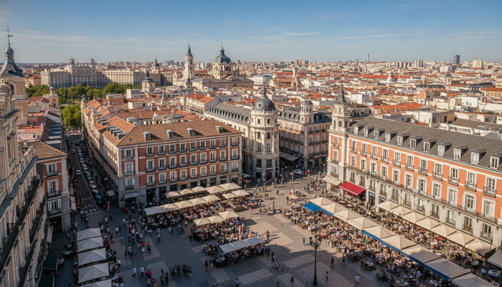 découvrez madrid, la capitale de l'espagne, grâce à notre guide complet pour visiter et explorer ses sites incontournables, sa culture vibrante et ses secrets cachés.