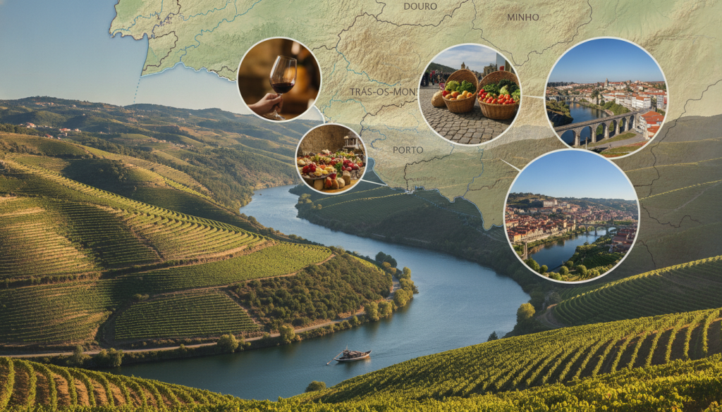 découvrez la carte détaillée du nord du portugal avec ses régions incontournables, les célèbres routes des vins et les villes à ne pas manquer pour un voyage authentique et mémorable.